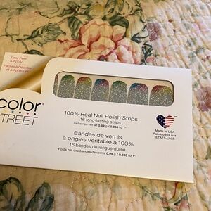 Color Street Rainbow Glitter Nail Strips